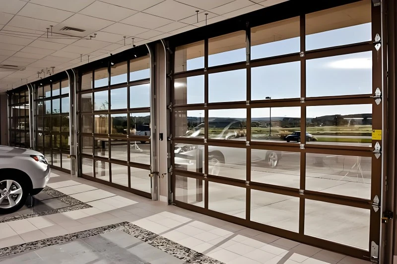 Custom Commercial Glass Sectional Door Custom Commercial Glass Sectional Door