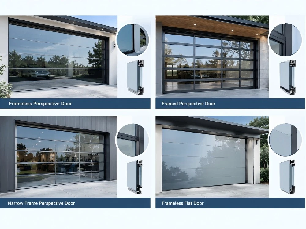 Custom Glass Aluminium Garage Door Custom Glass Aluminium Garage Door