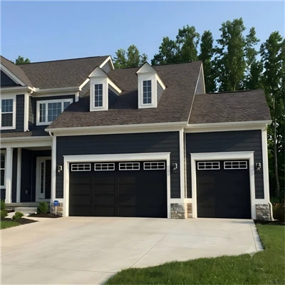 Black Residential Garage Doors