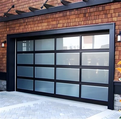 Indoor Glass Garage Door