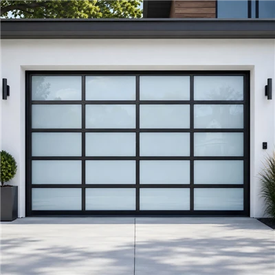 Insulated All Glass Garage Doors